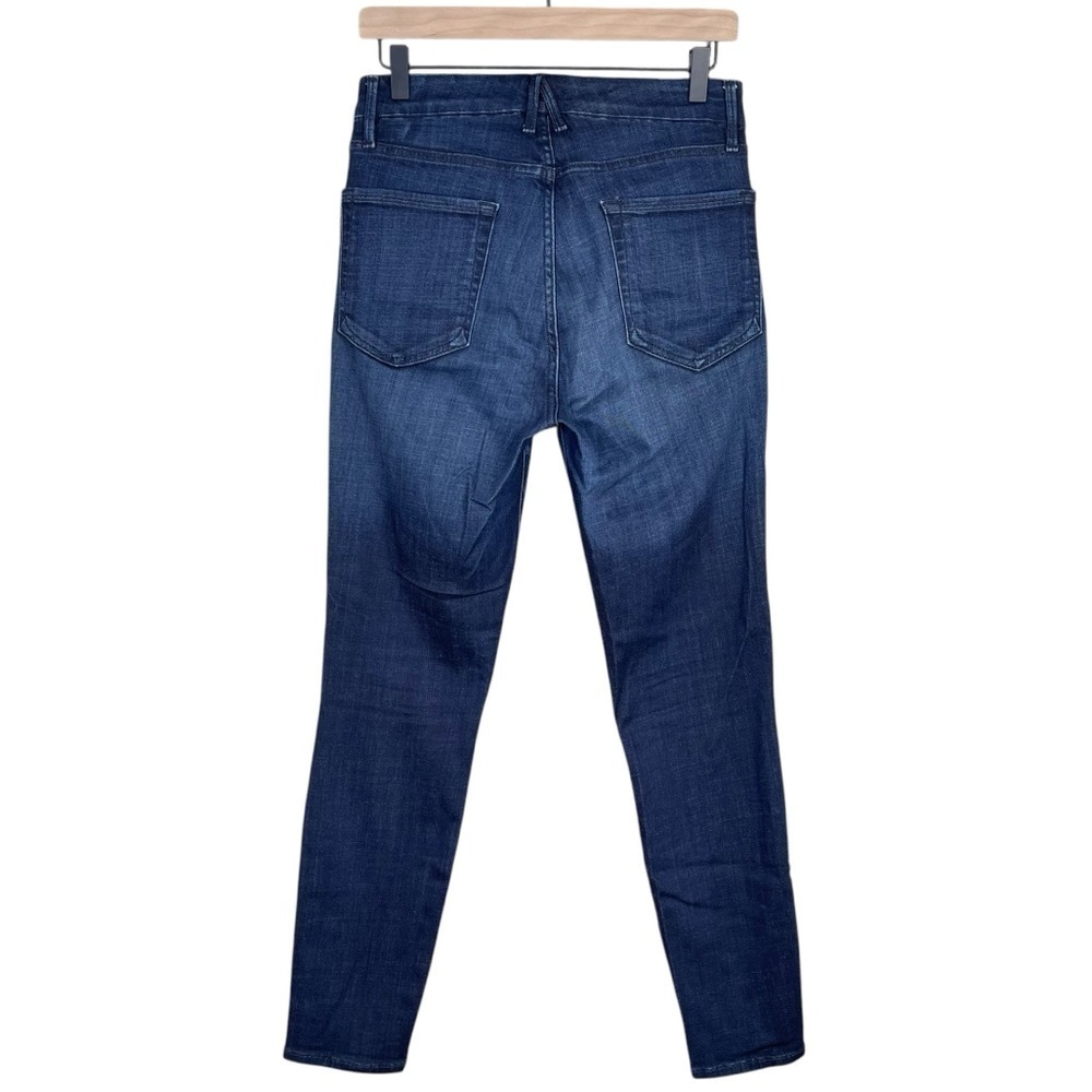Good American Good Waist Crop Jeans Womens 27 High Rise Stretch Denim Casual - Picture 6 of 10